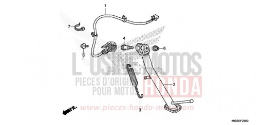 BEQUILLE NC700SC de 2012